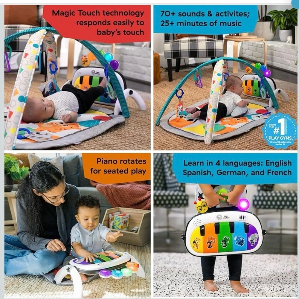 Colorful Musical Toy Piano - Picture 5 of 7